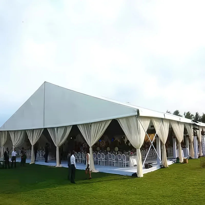 Luxury White Big Large Marquee Tipi Tents 100 150 200 300 500 People Outdoor Party Wedding Tent