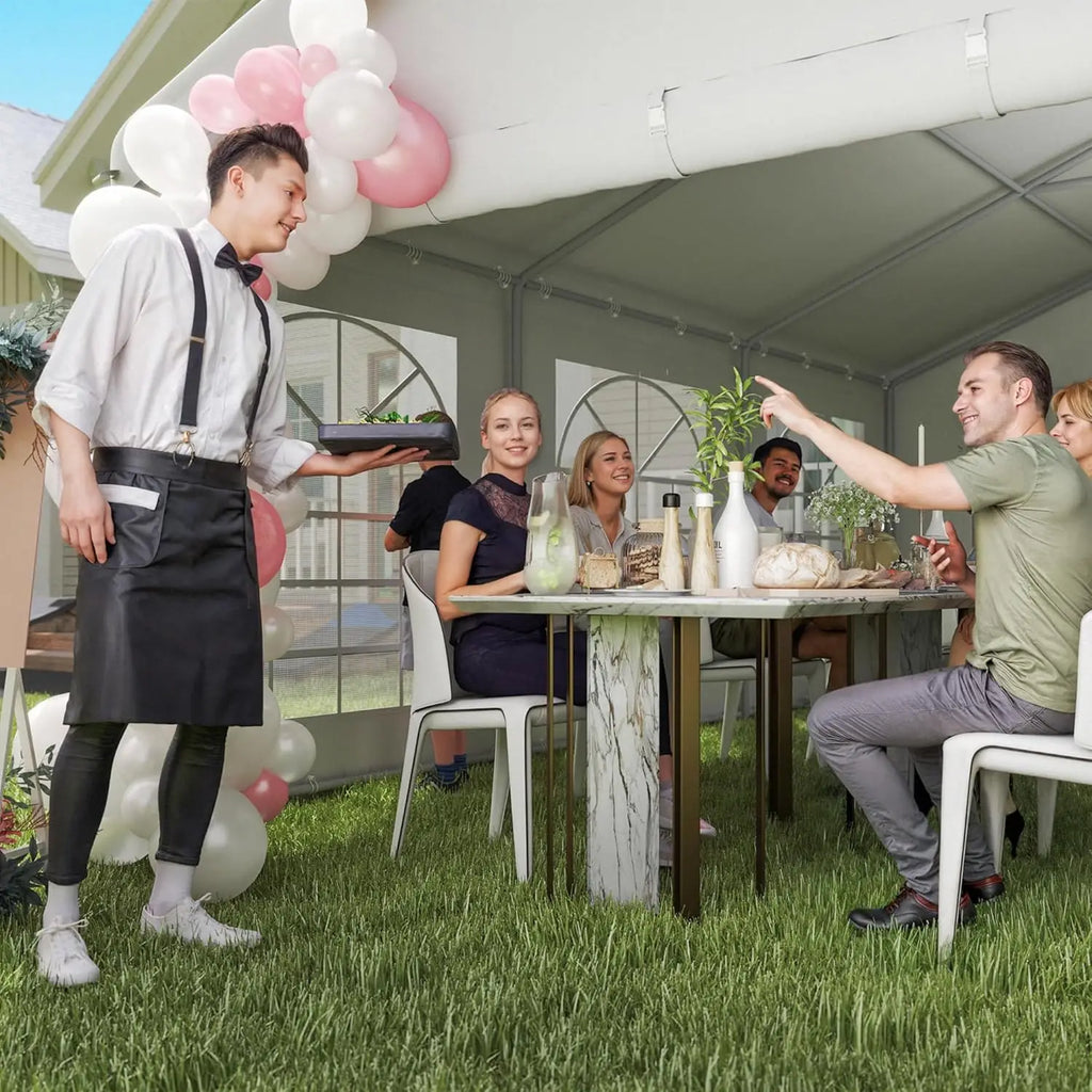 20x40ft Heavy Duty Party Tent Gazebo Wedding Event Shelter Removable Sidewalls Windows Waterproof White, Customized