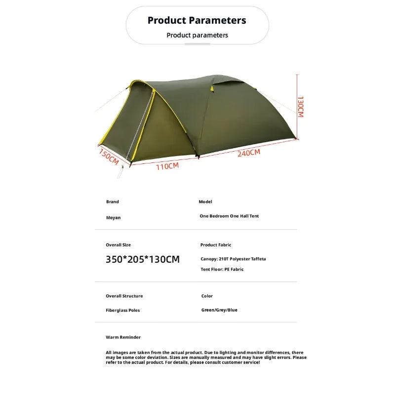 Portable Lightweight Instant Pop Up Small Outdoor Tent Windproof Waterproof Sun Shade Camping Tent for Beach and Park Leisure