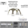MOUNTAINHIKER 8-10 Person Outdoor Camping Dome Tents Light Luxury Round Gazebo Big Canopy Large Awning Pergola House