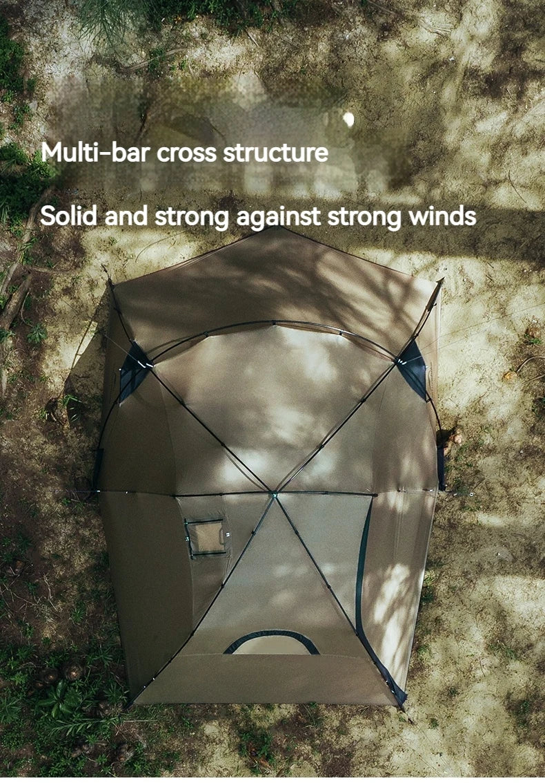 Naturehike SOLO Camping Tent Ultralight Silicon Coated Outdoor 4 Seasons Tents Waterproof 15D Nylon Double Layer Hiking Tent