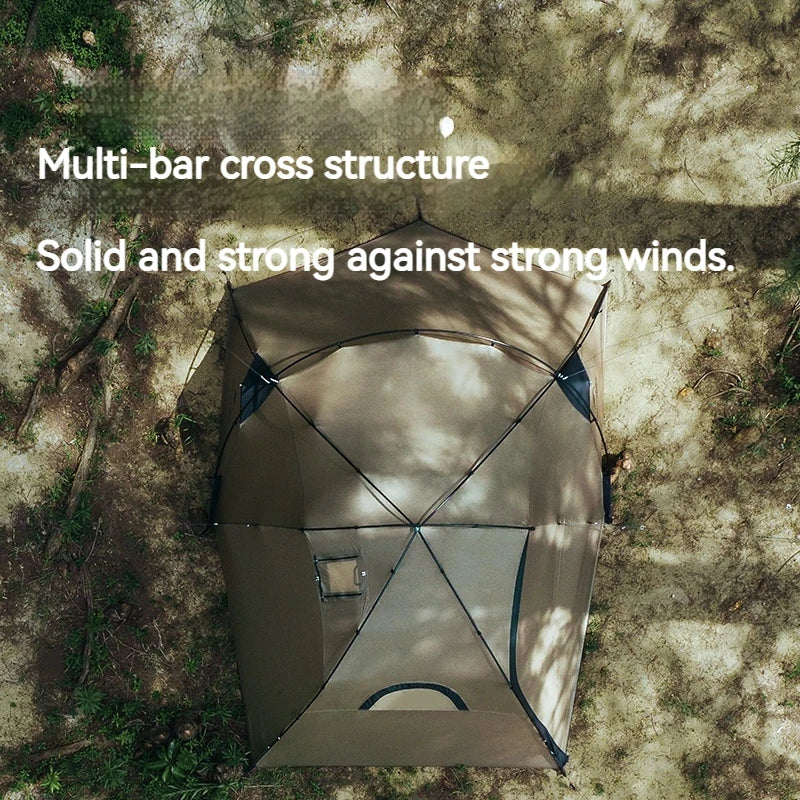 Naturehike SOLO Camping Tent Ultralight Silicon Coated Outdoor 4 Seasons Tents Waterproof 15D Nylon Double Layer Hiking Tent