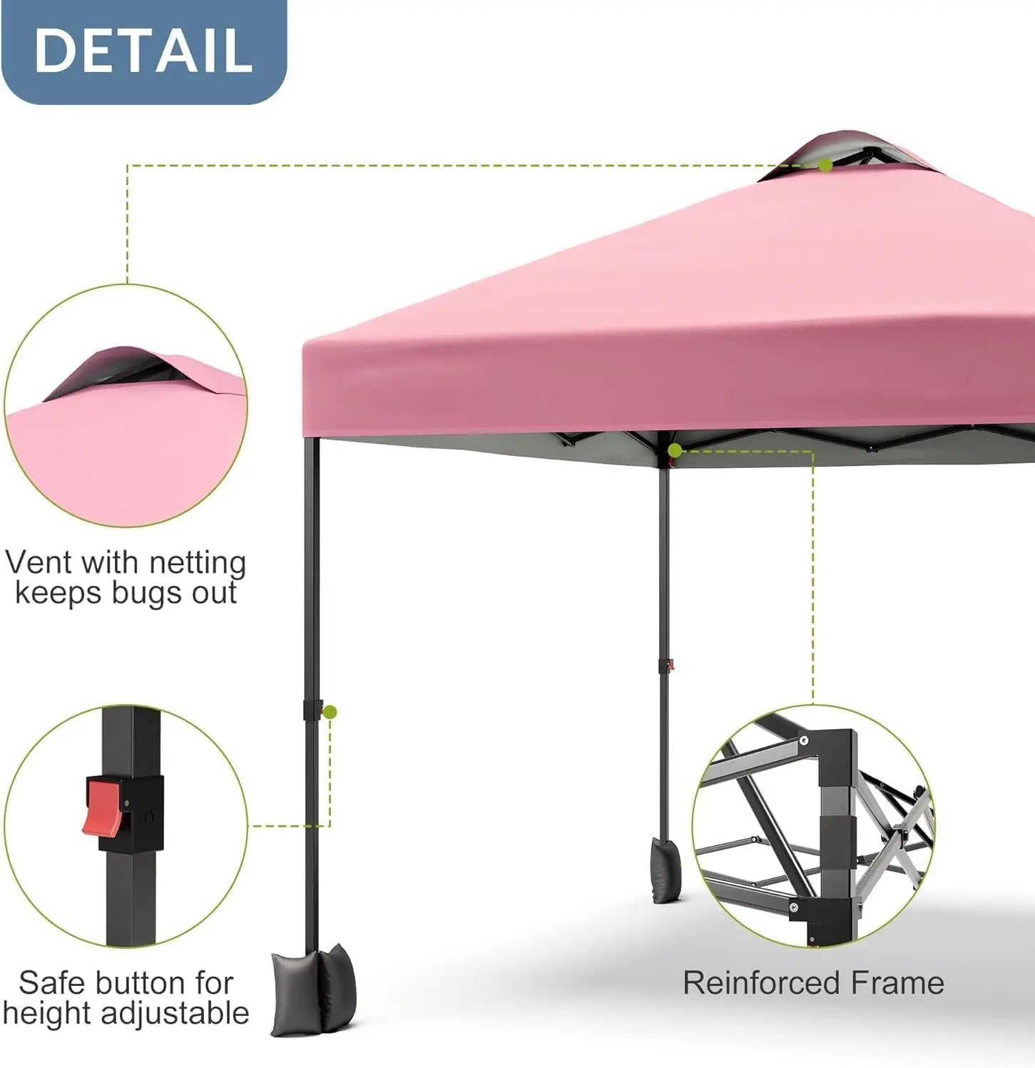 10x10FT Instant Pop-Up Gazebo with Removable Sidewalls, UV Protection & Waterproof Outdoor Canopy, Portable Event Tent for Parties, Weddings, Backyard, Beach, Camping