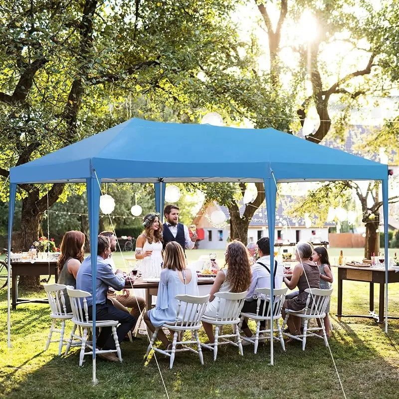 Gazing Pavilion Sunshade Carport  Waterproof  Automatic Folding Carport Tent Suitable for Outdoor Parties Events and Car Shelter