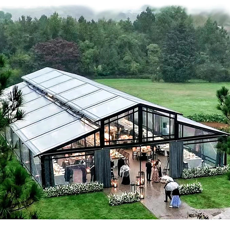 50 200 300 500 People Luxury Clear Tent Decoration Canopy Marquee Tent Rental Sale Outdoor Transparent Wedding Party Tents