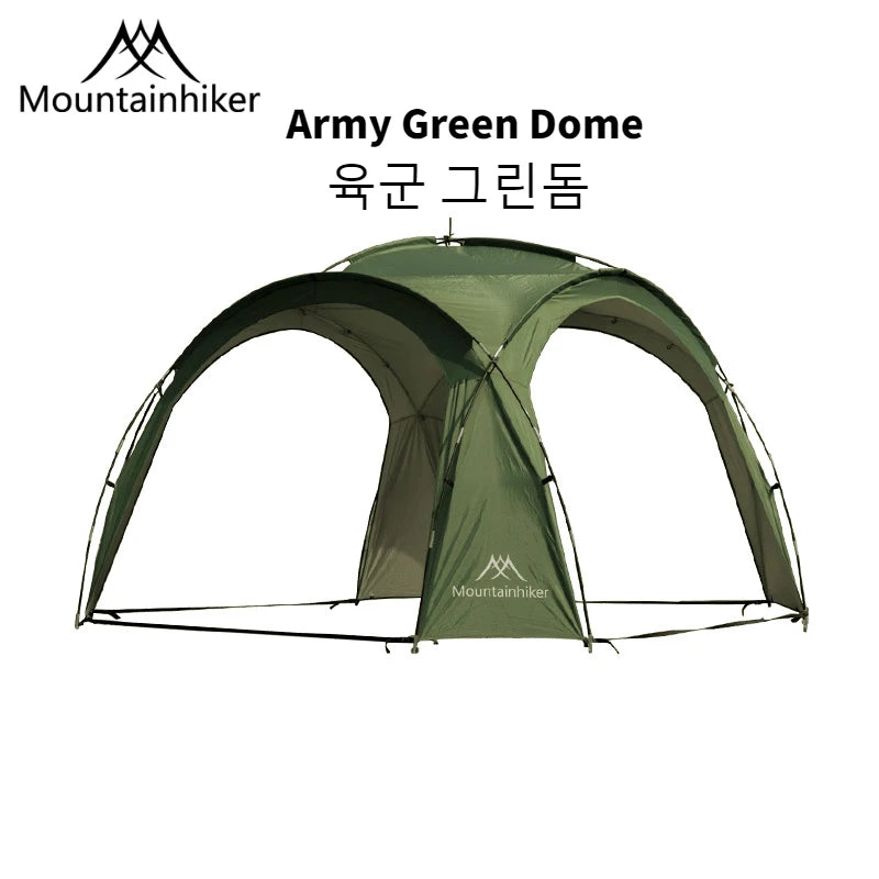MOUNTAINHIKER 8-10 Person Outdoor Camping Dome Tents Light Luxury Round Gazebo Big Canopy Large Awning Pergola House
