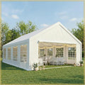20x30 Party Tent Heavy Duty Canopy Wedding Gazebo Outdoor Event Shelter BBQ Waterproof White