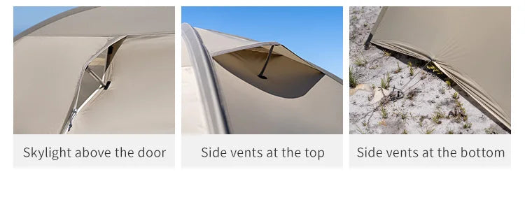 Naturehike 4 Seasons Giling PRO Hiking Tent Easy Setup Dome Tent Outdoor Camping Portable Equipment Mountaineering Tent Ultralight Backpacking Tent