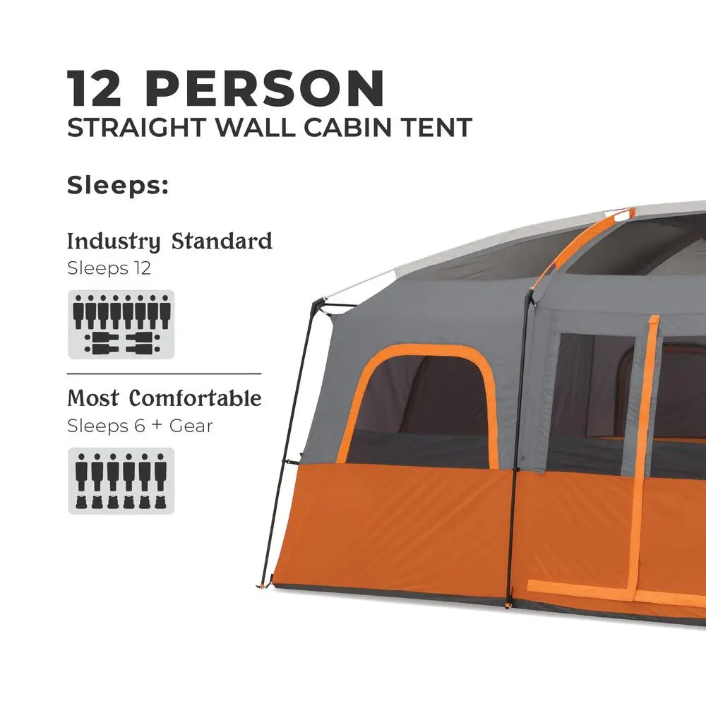 Tent for Family Camping 10 Person 11 Person 12 Person Large Multi Room Cabin Tents for Car Camping amp Outdoor Adventures