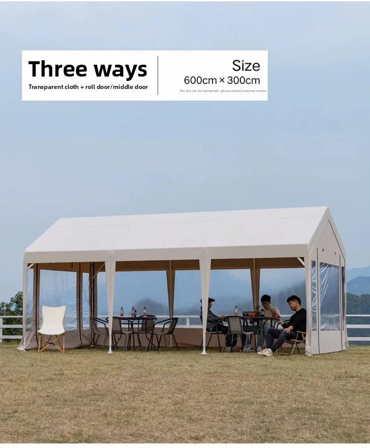 Large Event Tents, 6x3m, 6x4m, 6x5m Tents, Suitable for Camping, Night Markets, Events, Accommodating 12 to 30 People