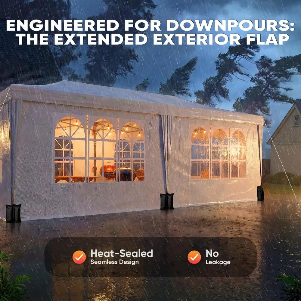 10x20 Pop up Canopy with Sidewalls Easy up Canopy Tent Instant Shelter with Windows for Outdoor Events Parties Weddings Commerc
