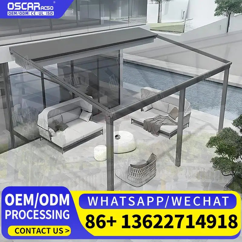 Wholesale Canopy Gazebo Outdoor Garden Patio Wooden Pergola for Backyard Use Retractable Canopy Pergola