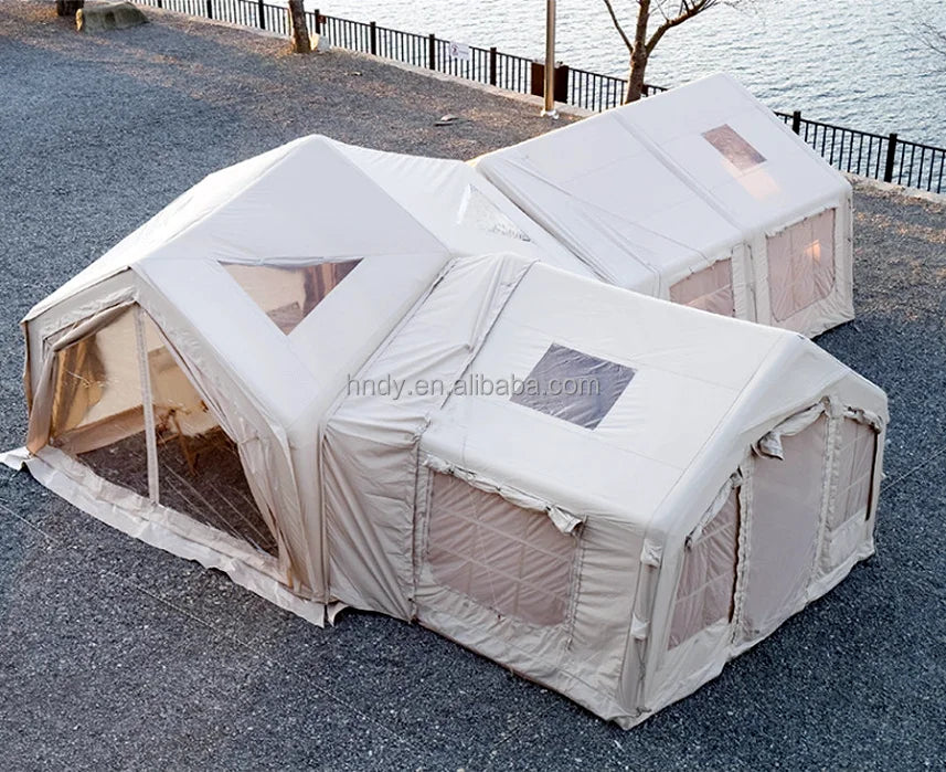 Hot sale! Large Luxury Waterproof Durable Inflatable Outdoor Camping  Tent  For 8-10 Persons- Limited time discount