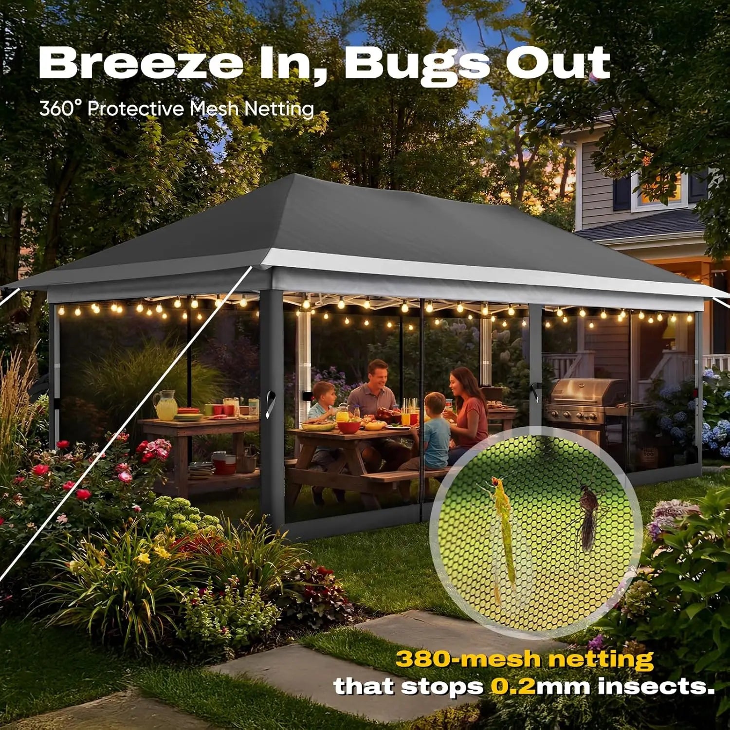 Pop up Gazebo Canopy Tent, One Person Set up Portable Instant Folding Shelter, Outdoor Canopy Tent with, Customized