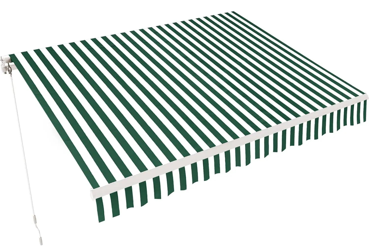 9.9x7.8 Feet Manual Retractable Patio Door Window Awning Sunshade Shelter Outdoor Canopy, Customized
