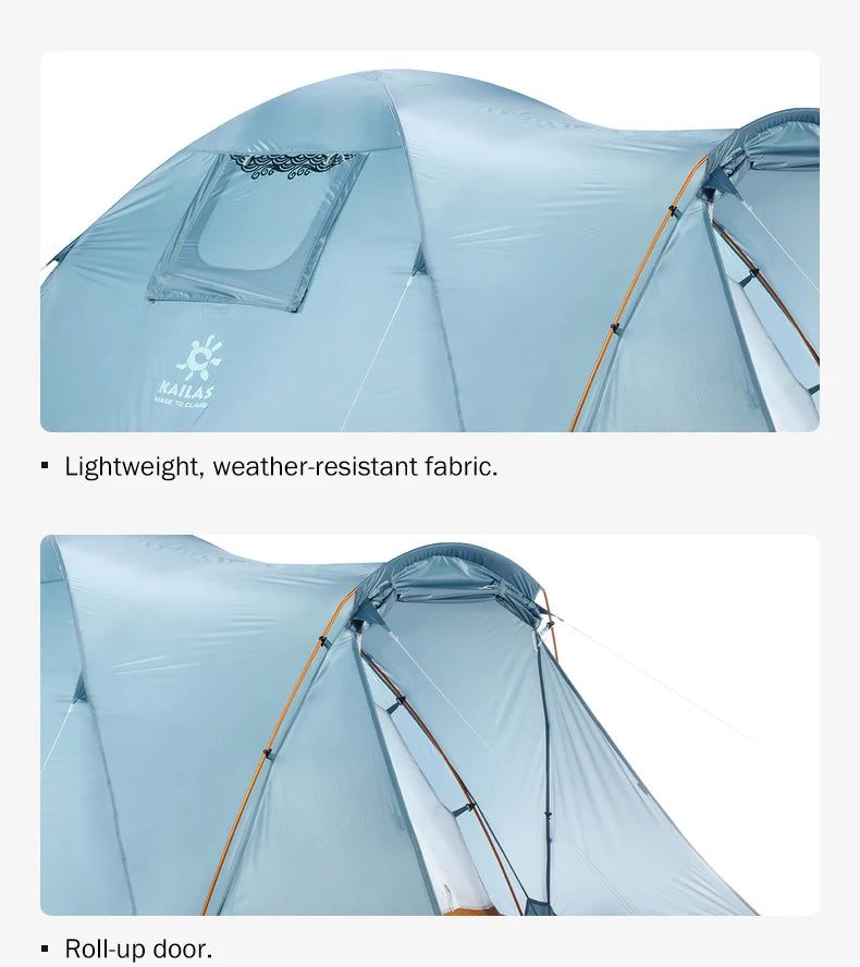 KAILAS STAR NIGHT III Tent Hiking Ultralight 3-4 Person Double Layer Windproof Outdoor Camping Waterproof Tourist Tent KT2203213