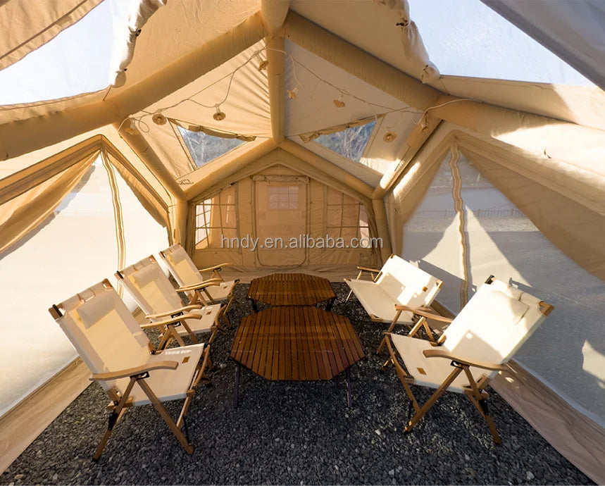 Hot sale! Large Luxury Waterproof Durable Inflatable Outdoor Camping  Tent  For 8-10 Persons- Limited time discount