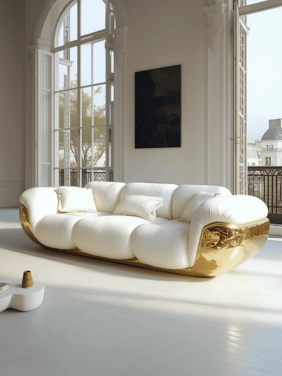 High quality sofa villa living room furniture four-person sofa