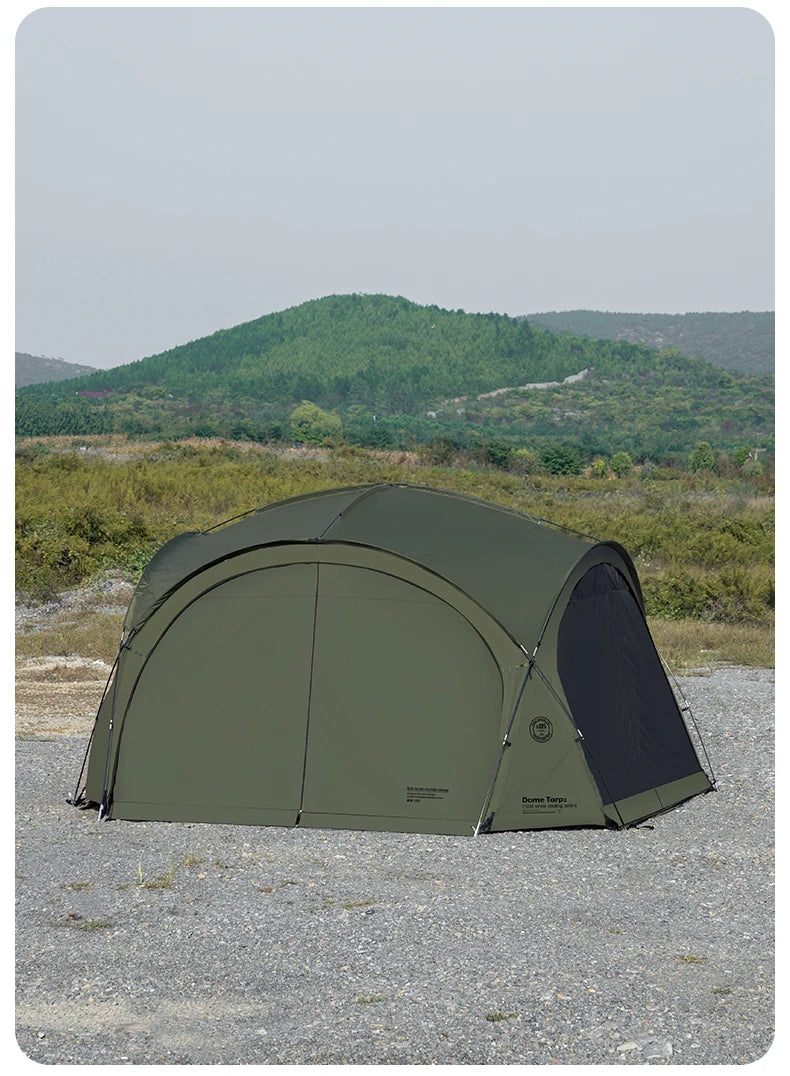 Outdoor Camping Bib Mesh Tent Accessories ShineTrip Silver-Coated Waterproof Customizable Modular Tent System Dome Shelter Parts