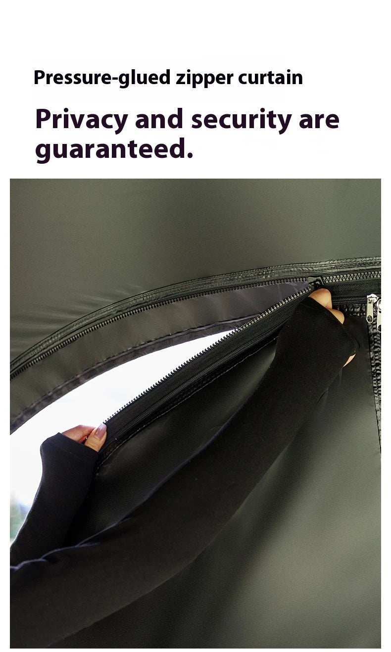 Naturehike BLACKDOG Camping Dome Tent Sunshade 150D Oxford Cloth Combination Buckle or Zipper Outdoor Travel Tent With Chimney