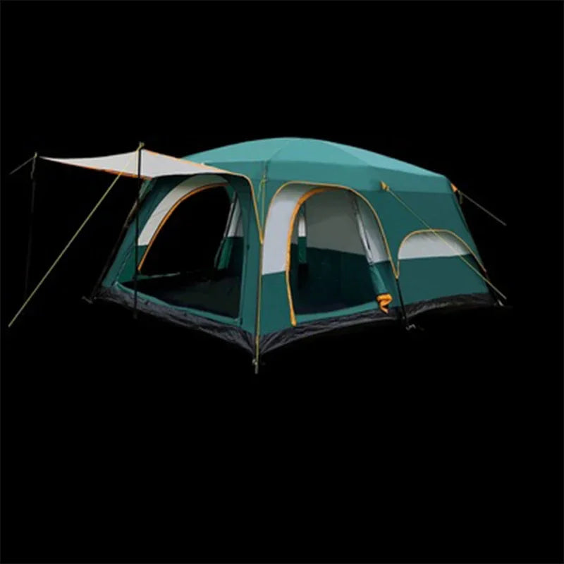 6 - 10 People Family Tour Hiking Picnic Rain-proof Mosquito-proof Wind-proof Camping Tent Outdoor  2 Rooms tent