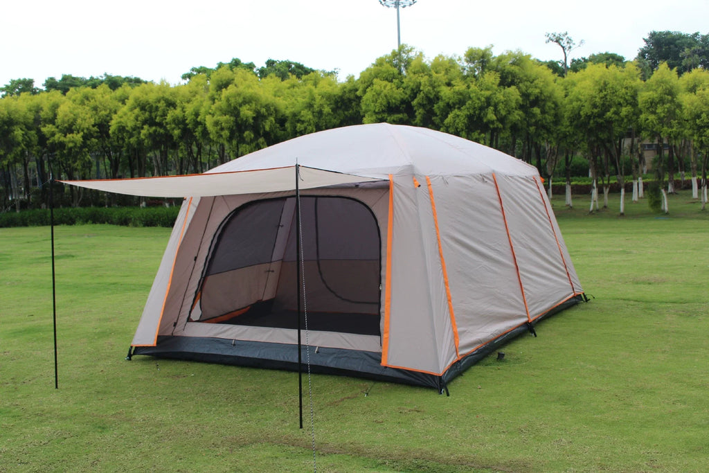 Weatherproof Rainfly Full Cover Tent Top For 5-8-12 Person Tents Protects From The Elements ,Only Tent Top, Not Including Tent