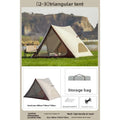 Portable Automatic Pop Up Triangle Beach Tent, UV Protection Outdoor Quick Open Sun Shelter for Camping, Beach and Daily Leisure