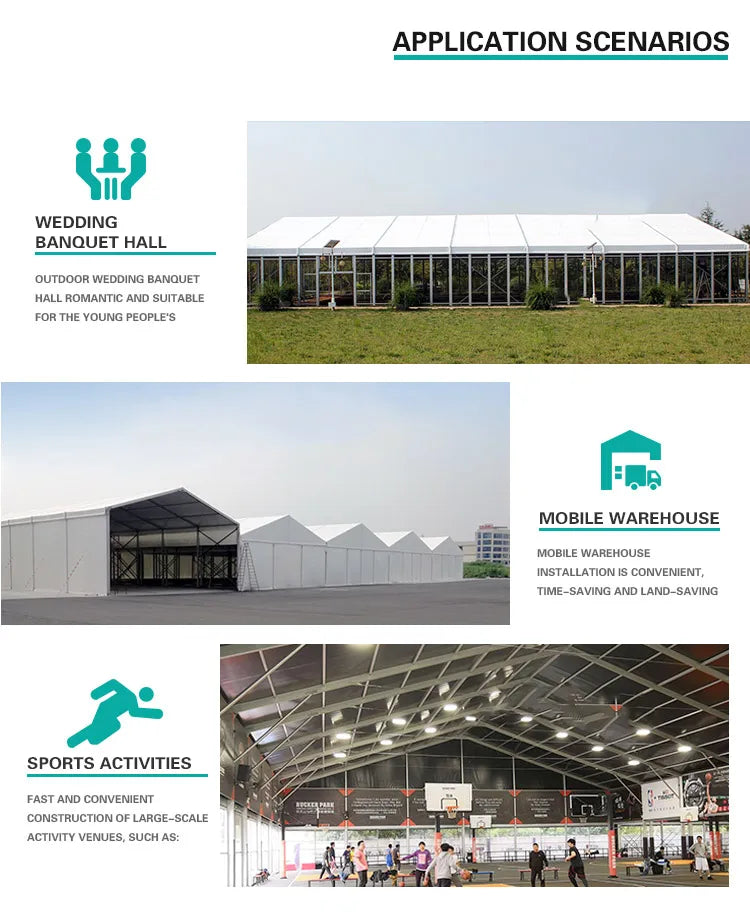 50 200 300 500 People Luxury Clear Tent Decoration Canopy Marquee Tent Rental Sale Outdoor Transparent Wedding Party Tents