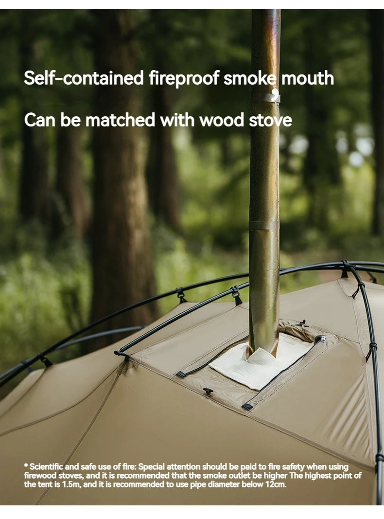 Naturehike SOLO Camping Tent Ultralight Silicon Coated Outdoor 4 Seasons Tents Waterproof 15D Nylon Double Layer Hiking Tent