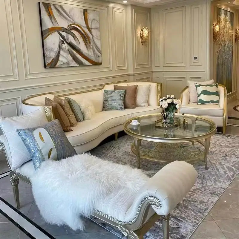 M  light luxury Adela sofa combination model house  light luxury
