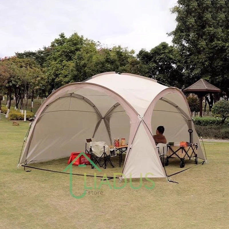 Oversized Outdoor Yurt Dome Canopy,UV Protection,Waterproof Camping Shelter,Outdoor Sun Shade,Tent