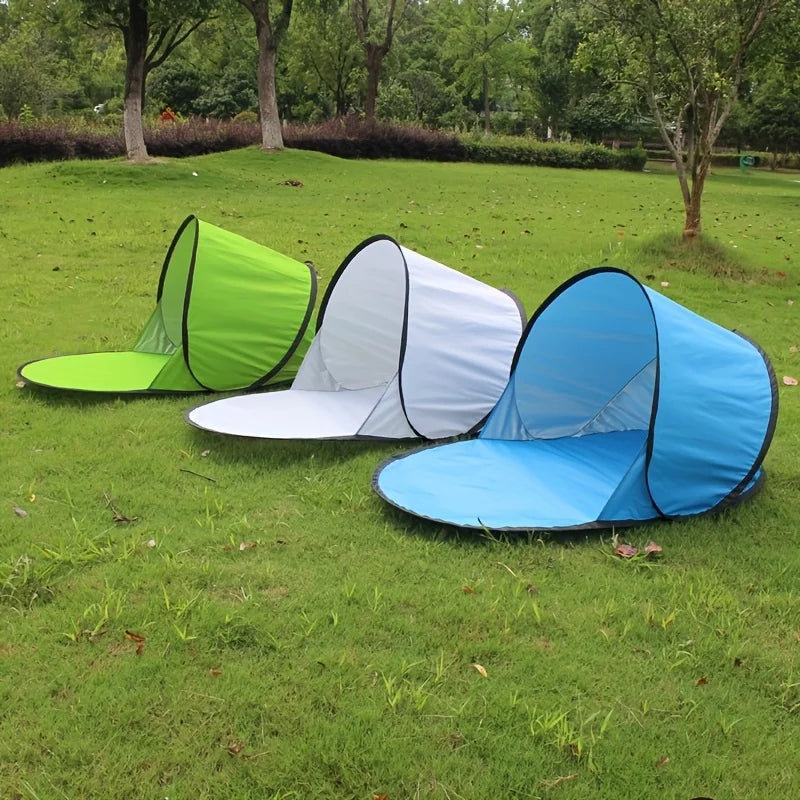 Outdoor Oval-Shaped Fully Automatic Quick-Opening Tent Portable Beach Tent Shade Shelter UV Protection Camping Tent Useful Tent
