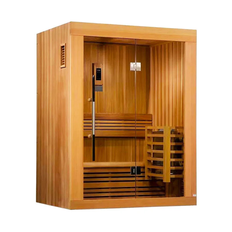 Sauna extérieur, espace de repos, maison en bois, sauna carré préfabriqué en cèdre