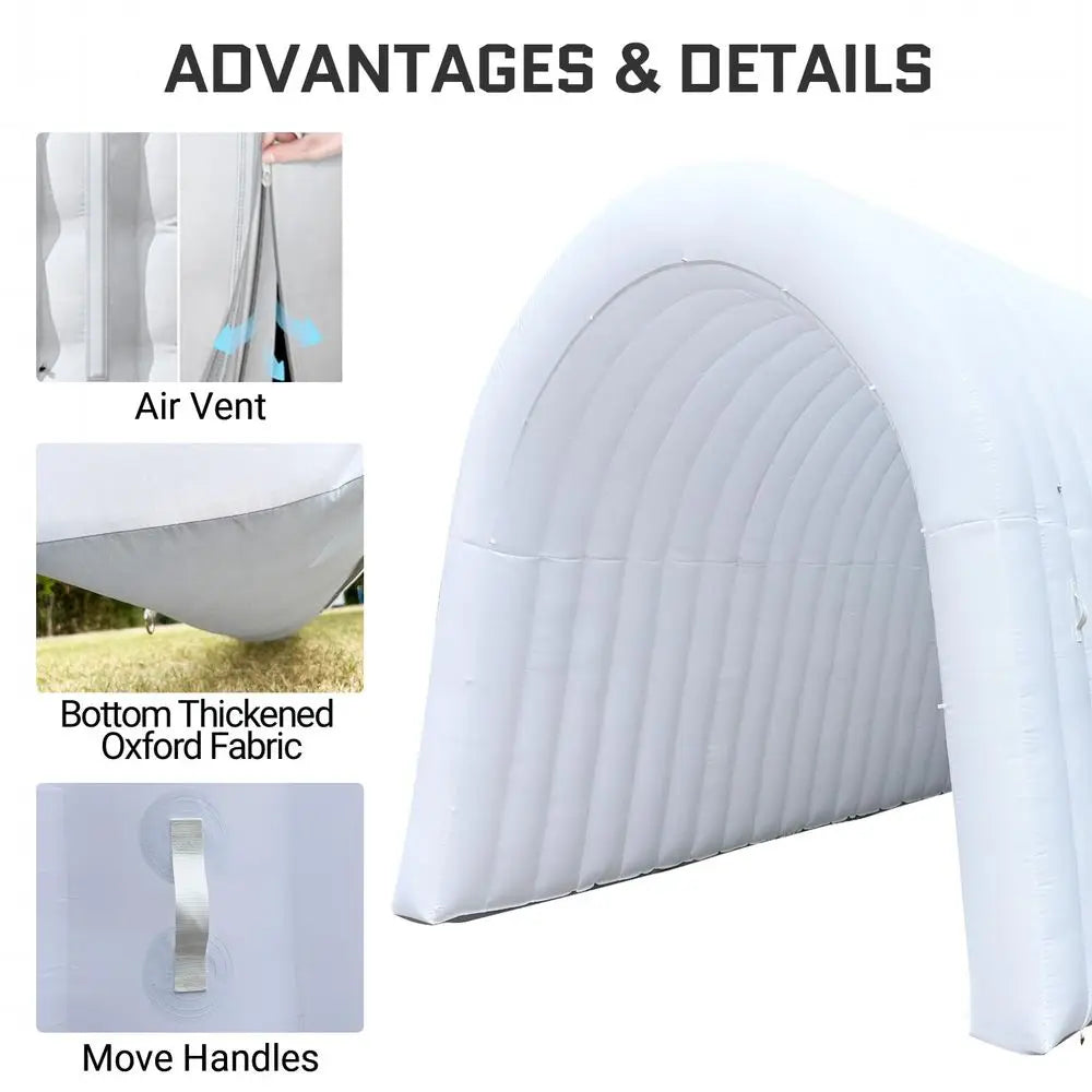 24FT Inflatable Tunnel Sports Entrance with Installed Blower Inflatable Tunnel Tent for Business Advertising Event Exhibition P