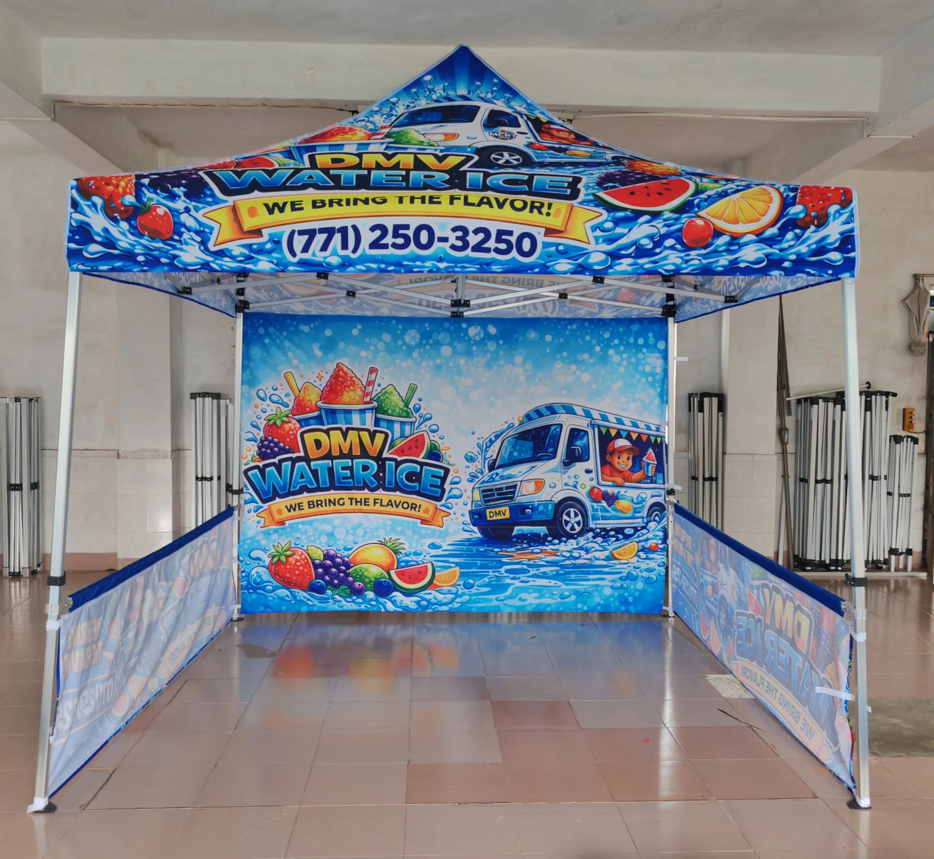 Exhibition Event Marquee Gazebos Custom PrintedMarquee Canopy Custom Tent Pop Up 10x10 Banner  Table Flag Folding