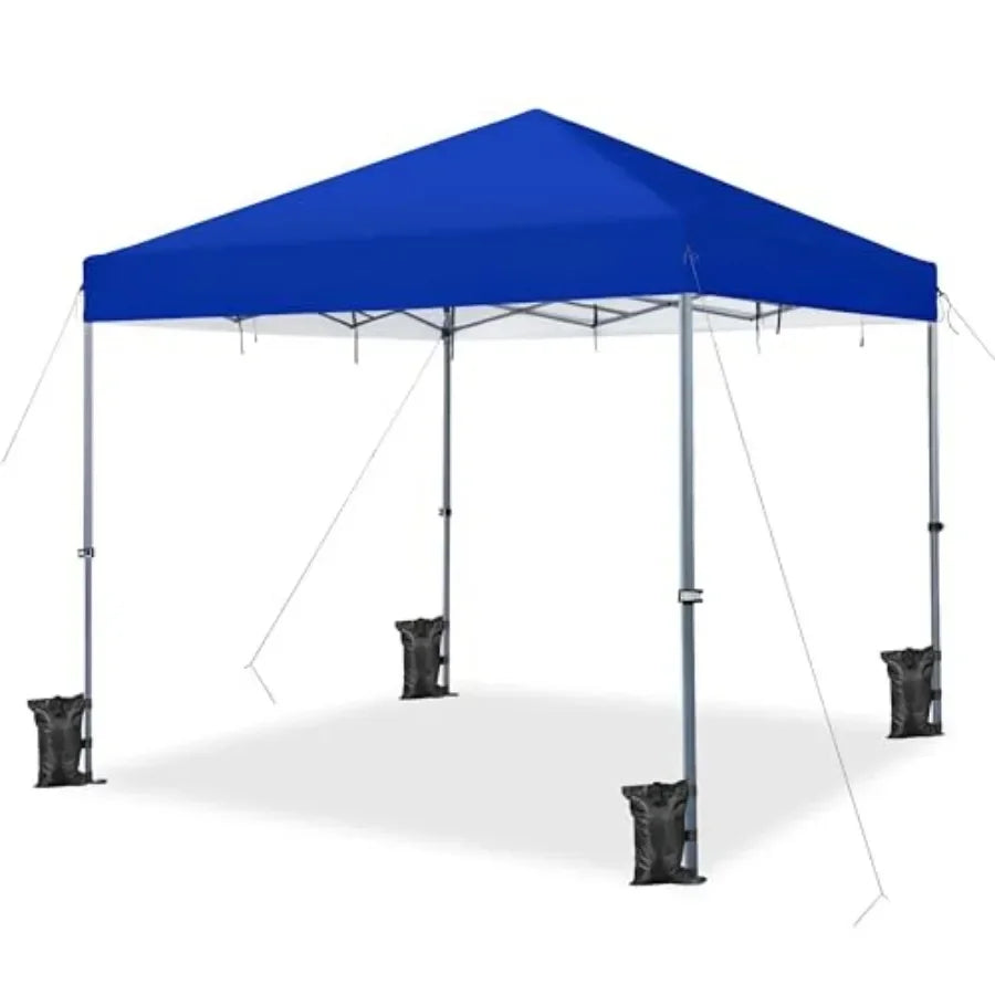 Pop Up  Easy Set-up Tent Portable Outdoor   Tent Commercial Gazebo with Wheeled Carry Bag 4 Sandbags for Home Party Outdoor Act