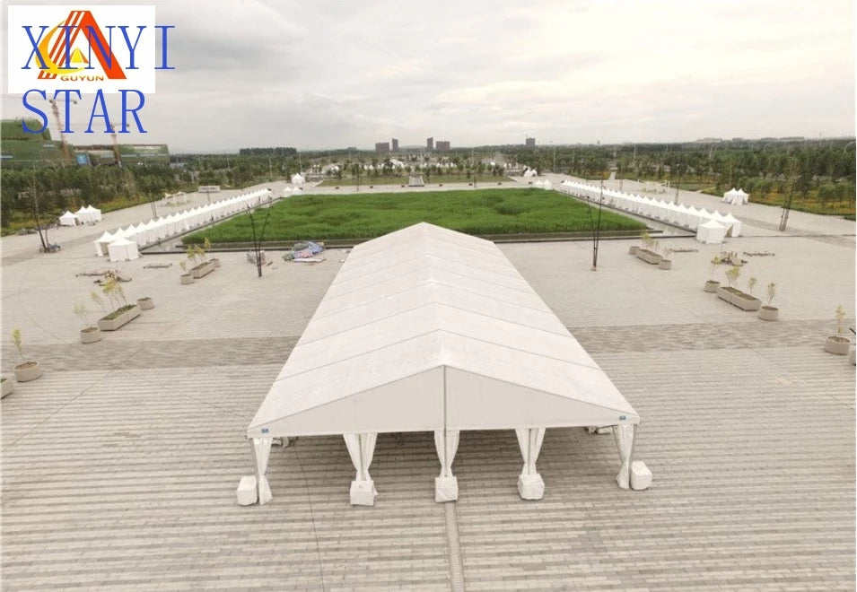 Hot sale large outdoor tent for wedding parties, commercial exhibition events for 200, 400, 600 people, large
