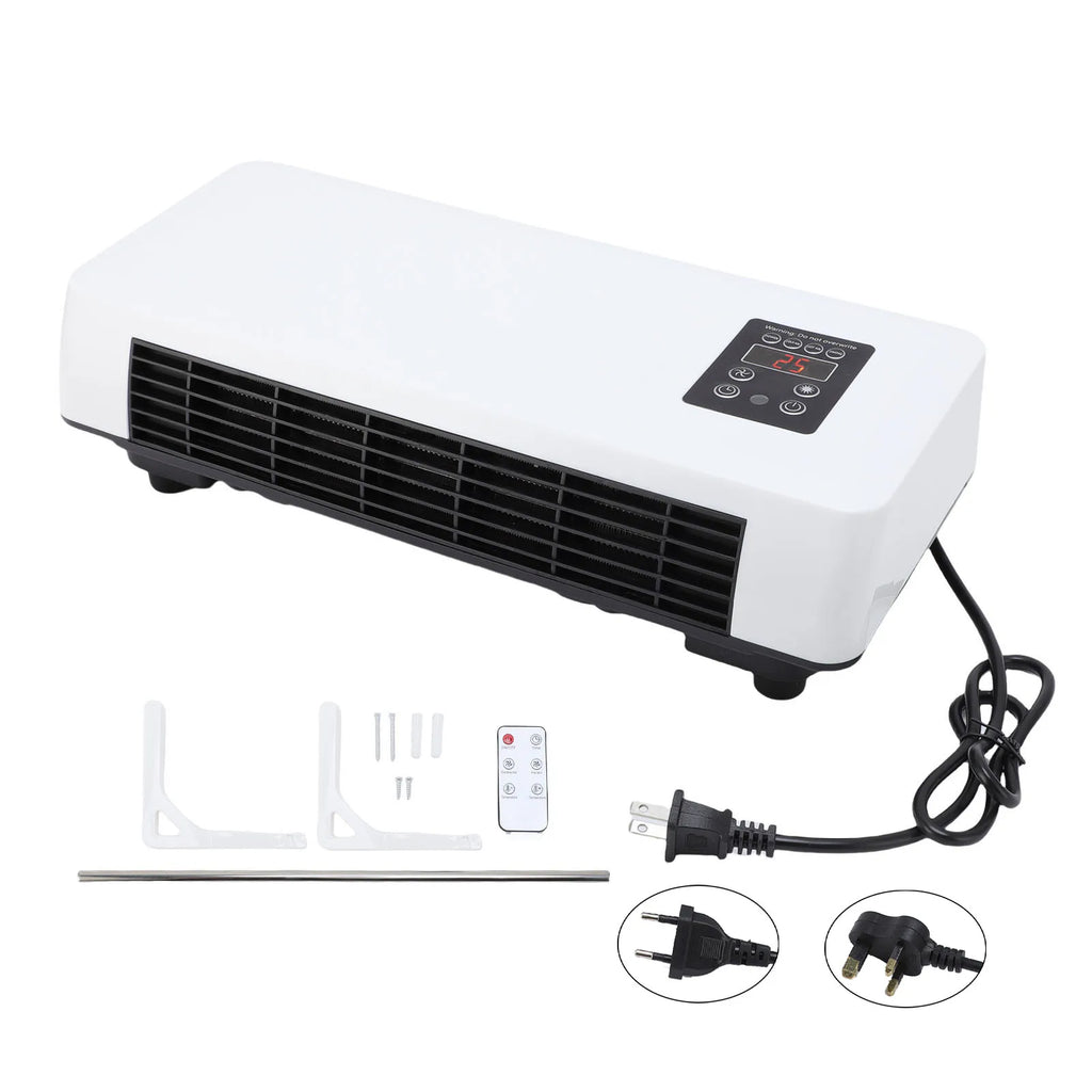 Wall Mounted Air Conditioner Wall Hanging Heater Cooler Efficient Easy To Operate Multifunctional Portable for Bathroom
