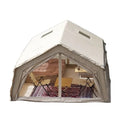 2026 17.28 Black Outdoor Camping Inflatable Tent Suitable For Outdoor Gatherings Of 8 To 12 People