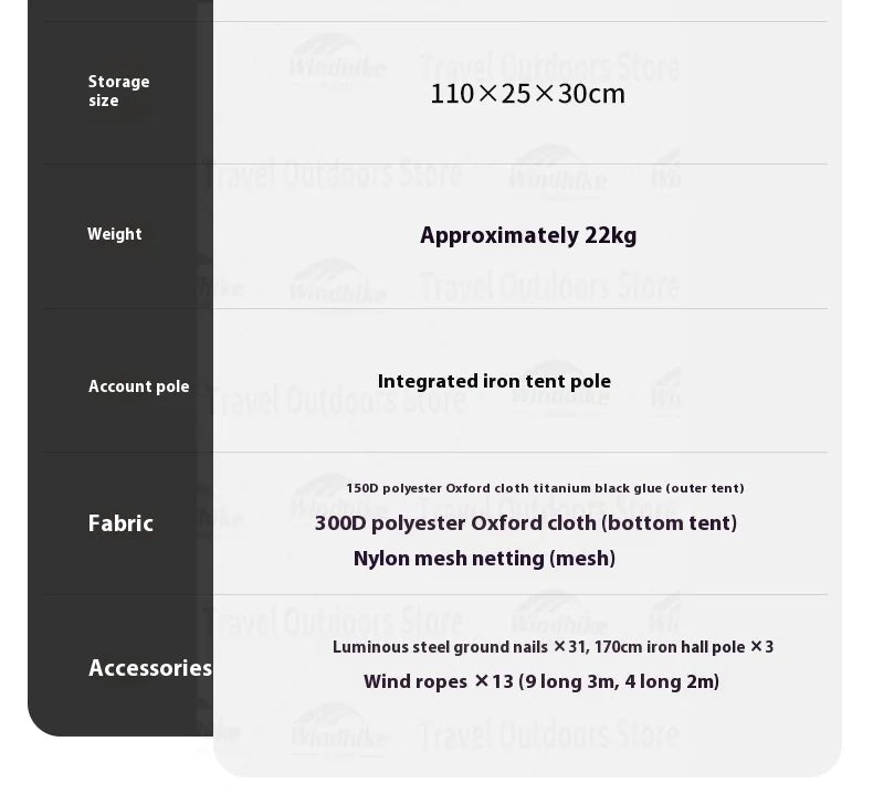 Naturehike Village 13㎡ Automatic Tent Camping Quick Opening Tents UPF50+ Breathable Tent PU2000mm Outdoor Travel For 4 Seasons