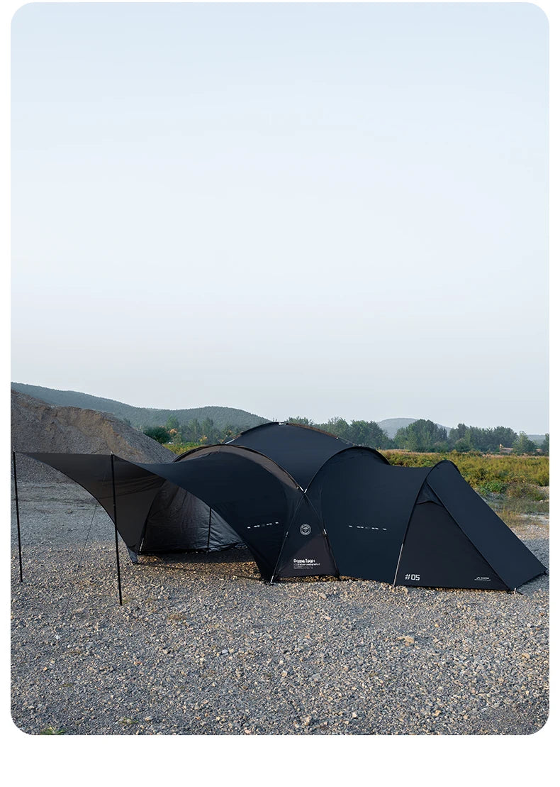 Outdoor Camping Bib Mesh Tent Accessories ShineTrip Silver-Coated Waterproof Customizable Modular Tent System Dome Shelter Parts
