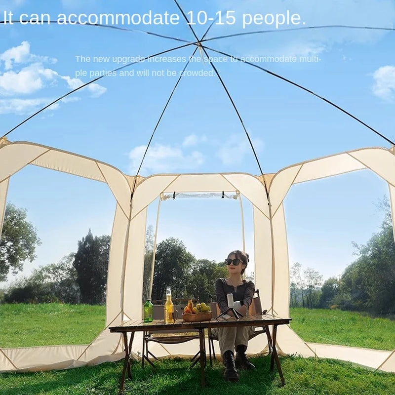 New Star Tent Transparent Bubble House Sun Room 4-10 Person PVC Courtyard Restaurant Shed Camping Supplies Outdoor Camping
