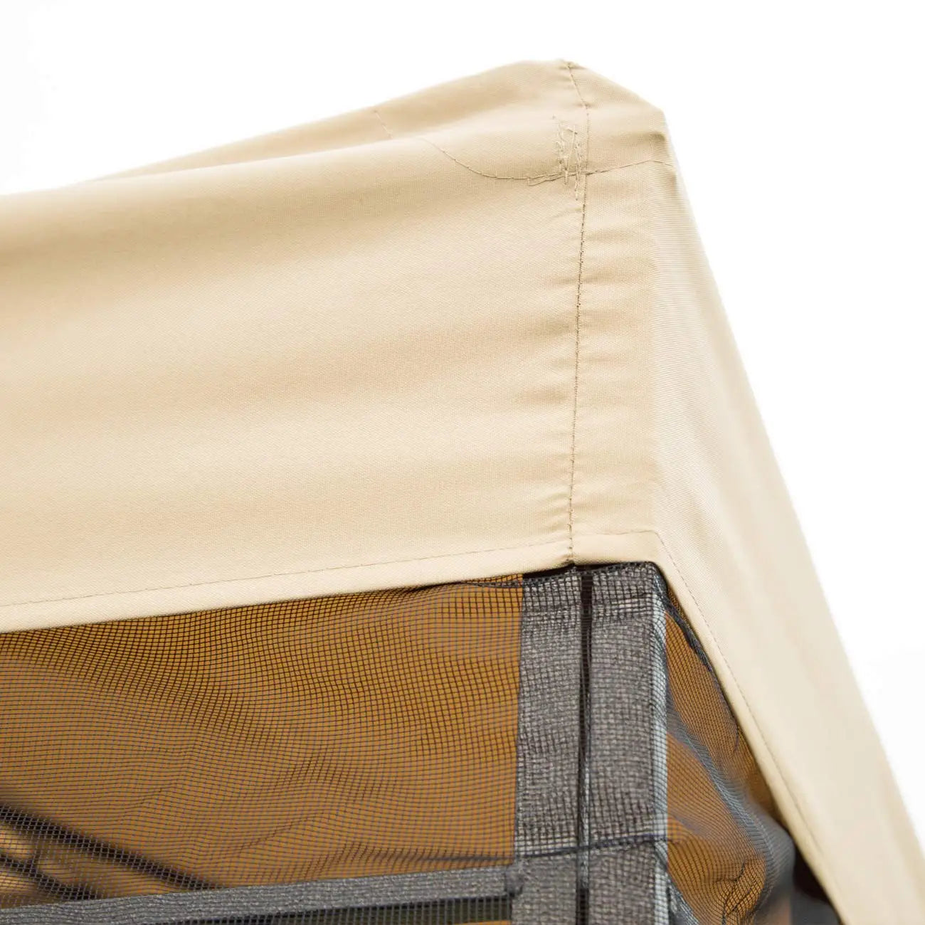 Gazebo de jardin 10' x 10' pour patio et cour arrière, gazebo à double toit ventilé, personnalisable