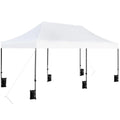 Heavy Duty Pop Up Canopy Tent, 10x20 Commercial Instant Shelter Tent for Wedding, Parties, Adjustable Outdoor Canopy, Custom