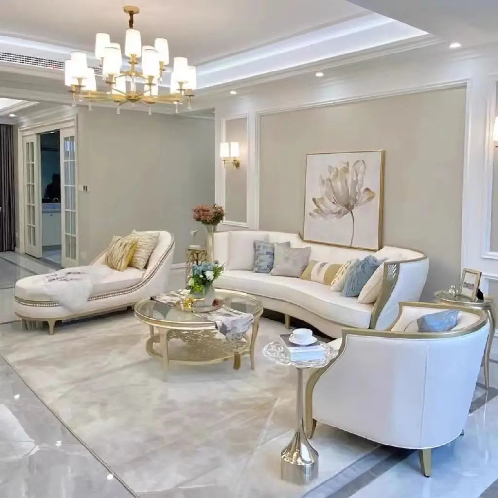 M  light luxury Adela sofa combination model house  light luxury