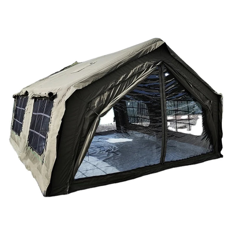 2026 17.28 Black Outdoor Camping Inflatable Tent Suitable For Outdoor Gatherings Of 8 To 12 People
