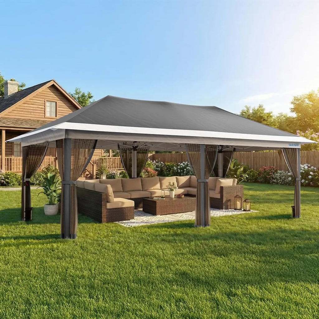 Pop up Gazebo Canopy Tent, One Person Set up Portable Instant Folding Shelter, Outdoor Canopy Tent with, Customized