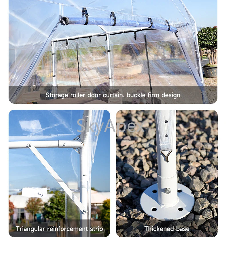 China Manufacturer Top Quality Clear Top Tents with Removable Sidewalls  For Wedding Parties Outdoor Events Garden Banquets Yard