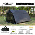 Sonuto 210D Automatic Camping Tent Large Instant Pop-up Family Tent Waterproof Anti-Mosquito Sun Shelter for Outdoor Beach Park