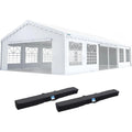 Heavy-Duty 20x40 Outdoor Party Tent with Galvanized Steel Frame for Weddings and Events, Includes Storage Bag